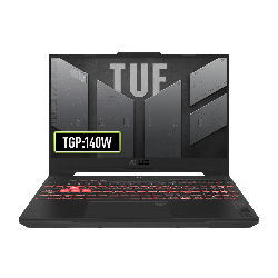 ASUS TUF Gaming A15 TUF507XI-LP054 7940HS Ordinateur portable 39,6 cm (15.6") Full HD AMD Ryzen™ 9 32 Go DDR5-SDRAM 512 Go SSD NVIDIA GeForce RTX 4070 Wi-Fi 6 (802.11ax) Gris