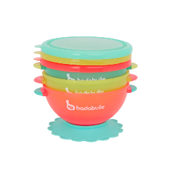 BabyMoov B005104 pot pour bébé alimentaire Rose, Turquoise, Jaune