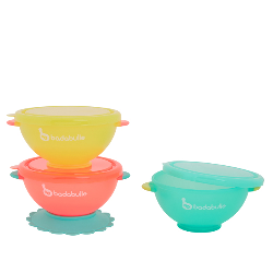 BabyMoov B005104 pot pour bébé alimentaire Rose, Turquoise, Jaune