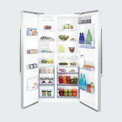 Beko GN163220S frigo américain Autoportante 554 L Argent