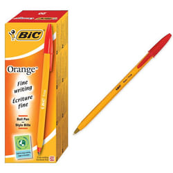 BIC Orange Fine Rouge Stylo à bille Fin 20 pièce(s)