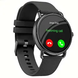 BINDEN SW-R10-01 smartwatche et montre de sport 3,35 cm (1.32") IPS Numérique 360 x 360 pixels Écran tactile Noir