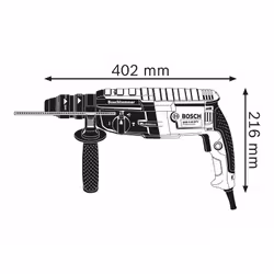 Bosch GBH 2-28 F Professional 880 W 900 tr/min SDS Plus - Vue supplémentaire 6