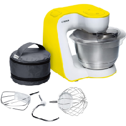 Bosch MUM54Y00 robot de cuisine 900 W 3,9 L Blanc, Jaune