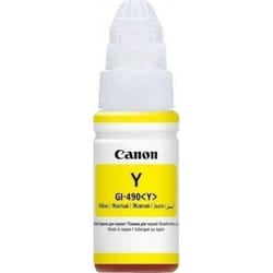Bouteille d'encre BESTPRINT GI-490Y /Jaune /70ml + 30ml Gratuit /Pour Canon