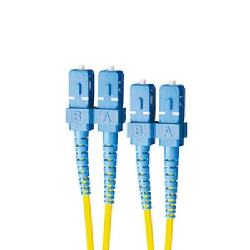 Brand-Rex HOPSC008010SC201 câble de fibre optique 1 m 2x SC OS2 Jaune