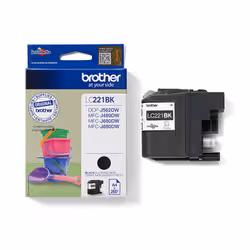 Brother LC221BK cartouche d'encreOriginal Noir - Vue supplémentaire 2