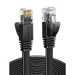 CÂBLE UGREEN ETHERNET PLAT CAT6 30M NOIR (50182)
