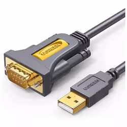 Câble UGREEN | USB2.0 vers DB9 RS232 MALE Cable 1.5M | 20211