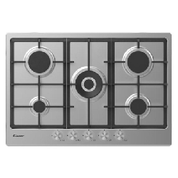 Candy CHG74WPX Plaque de Gaz 5 Feux 75 cm