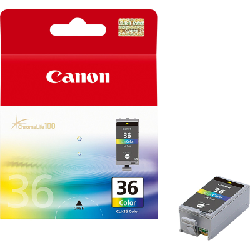 Canon CLI-36 Couleurs - Cartouche d'encre Canon d'origine (1511B001AF)