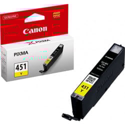 Canon CLI-451Y Jaune - Cartouche d'encre Canon d'origine (6526B001AA)