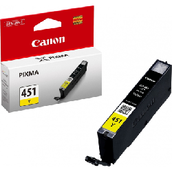 Canon CLI-451Y Jaune - Cartouche d'encre Canon d'origine (6526B001AA)