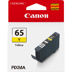 Canon CLI-65Y Jaune - Cartouche D'encre Canon D'origine (4218C001AA)