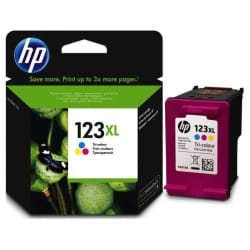 Cartouche HP originale 123XL Grande capacité / 3 Couleurs
