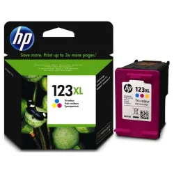 Cartouche HP originale 123XL Grande capacité / 3 Couleurs