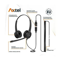 Casque AXTEL Prime Duo QD + AXC 03 (AXH-PRID+AXC-03)