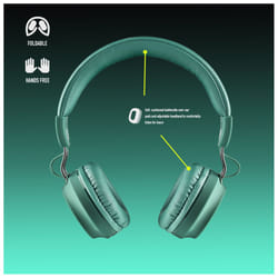 Casque bluetooth avec Microphone NGS Artica Chill Teal (ARTICACHILLTEAL)