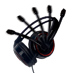Celly GameBeat Casque Avec fil Arceau Jouer Noir, Rouge