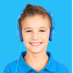 Celly KidsBeat Écouteurs Avec fil Arceau Bleu - Vue supplémentaire 3