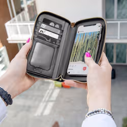 Celly VENEREBK coque de protection pour téléphones portables 16,5 cm (6.5") Étui avec portefeuille Noir - Vue supplémentaire 2