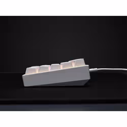Corsair GAMER MÉCANIQUE (CHERRY MX RED) K65 MINI 60% RGB (BLANC) clavier QWERTY Français - Vue supplémentaire 4