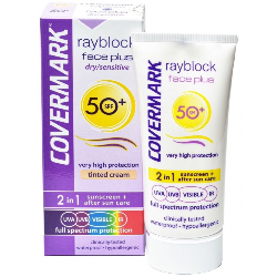 Covermark – Rayblock Face Plus Teintée Beige SPF50+ – 50 Ml