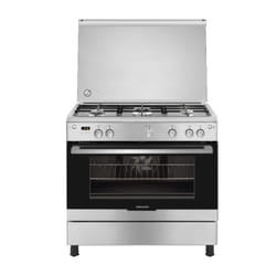 CUISINIERE AKG933A7OX 5F GRILLES FONTE INOX A.M