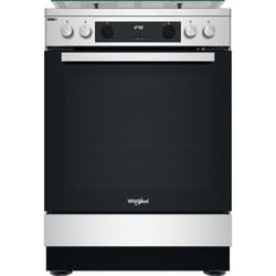 Cuisinière Whirlpool 60cm 4feux gaz four électrique WS68G8CHX/E
