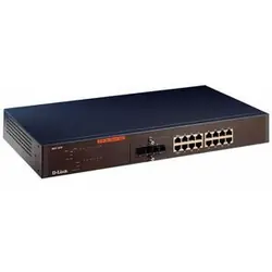 D-Link DES-1016 commutateur réseau Non-géré Noir