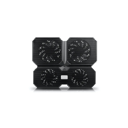 DeepCool Multi Core X6 système de refroidissement pour ordinateurs portables 39,6 cm (15.6") 1300 tr/min Noir