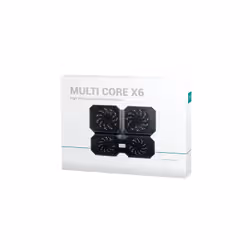 DeepCool Multi Core X6 système de refroidissement pour ordinateurs portables 39,6 cm (15.6") 1300 tr/min Noir - Vue supplémentaire 8