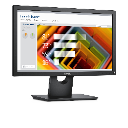 DELL E Series E1916H LED display 48,3 cm (19") 1366 x 768 pixels HD LCD Noir