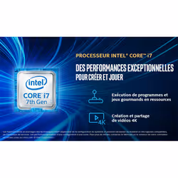 DELL Inspiron 7577 i7-7700HQ 15.6" Full HD 16 Go 1128 Go HDD+SSD NVIDIA® GeForce® GTX 1050 Ti Windows 10 Home Noir - Vue supplémentaire 9