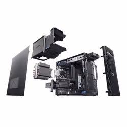 DELL Precision 3680 Intel® Core™ i7 i7-14700 16 Go DDR5-SDRAM 512 Go SSD NVIDIA T1000 Windows 11 Pro Tower Station de travail Noir - Vue supplémentaire 4