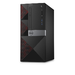 DELL Vostro 3668 i5-7400 Mini Tower 4 Go 1000 Go HDD Ubuntu Linux PC Noir