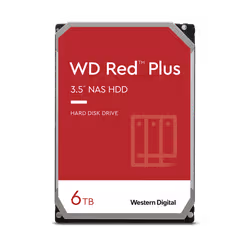 Disque Dur 3.5" Western Digital WD Red Plus 6 To 5400 RPM (WD60EFPX) pour serveur NAS