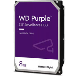 Disque dur interne 3.5" Western Digital Purple 8 To pour les systèmes de vidéosurveillance et de sécurité (WD84PUR-64)