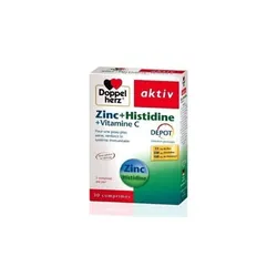 DOPPEL HERZ AKTIV Zinc + Hisridin + Vitamine C | 30 comprimés