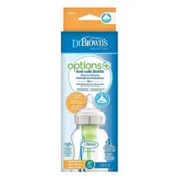 DR Brown's Biberon Options+ + ANTI Colic COL Large 330ML Tetine 3 MOIS