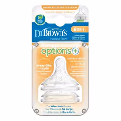 DR Browns Options+ Tetine Cole Large Niveau 3 Pack DE 2 6 Mois