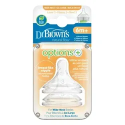 DR Browns Options+ Tetine Cole Large Niveau 3 Pack DE 2 6 Mois