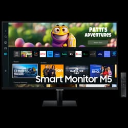 Écran intelligent 27" Samsung M5 avec télécommande (LS27CM500EMXZN)