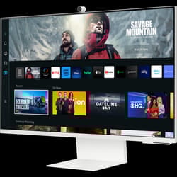 Écran Samsung 32" Smart 4k Ultra HD Plat M8 M80C avec caméra intégrée (LS32CM801UMXZN)