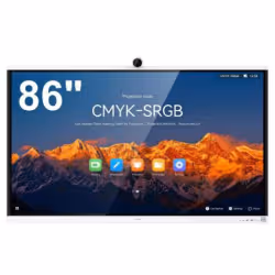 Écran tactile interactif Huawei IdeaHub S2 86" UHD 4K - Caméra, microphones et haut-parleurs
