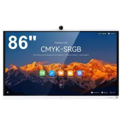 Écran tactile interactif Huawei IdeaHub S2 86" UHD 4K - Caméra, microphones et haut-parleurs