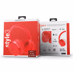 Energy Sistem Style 3 Casque Avec fil &sans fil Arceau Appels/Musique USB Type-C Bluetooth Rouge - Vue supplémentaire 6