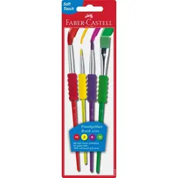 Faber-Castell 481600 pinceau à usage général 4 pièce(s)