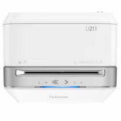 Fellowes Powershred LX21 destructeur de papier Découpage par micro-broyage Gris, Blanc - Vue supplémentaire 2