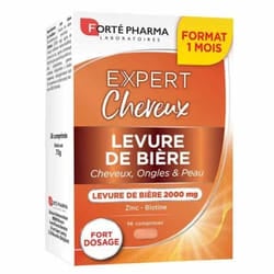 Forte Pharma Offre Expert Cheveux Levure DE Biere 56 Comprimes + Expert Cheveux 28 Comprimes Offert
